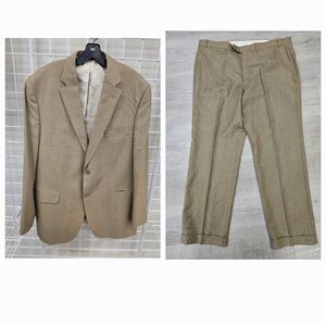 JACK VICTOR 100% WOOL Men's Blazer and Pants SUIT 31W 46L - 40L